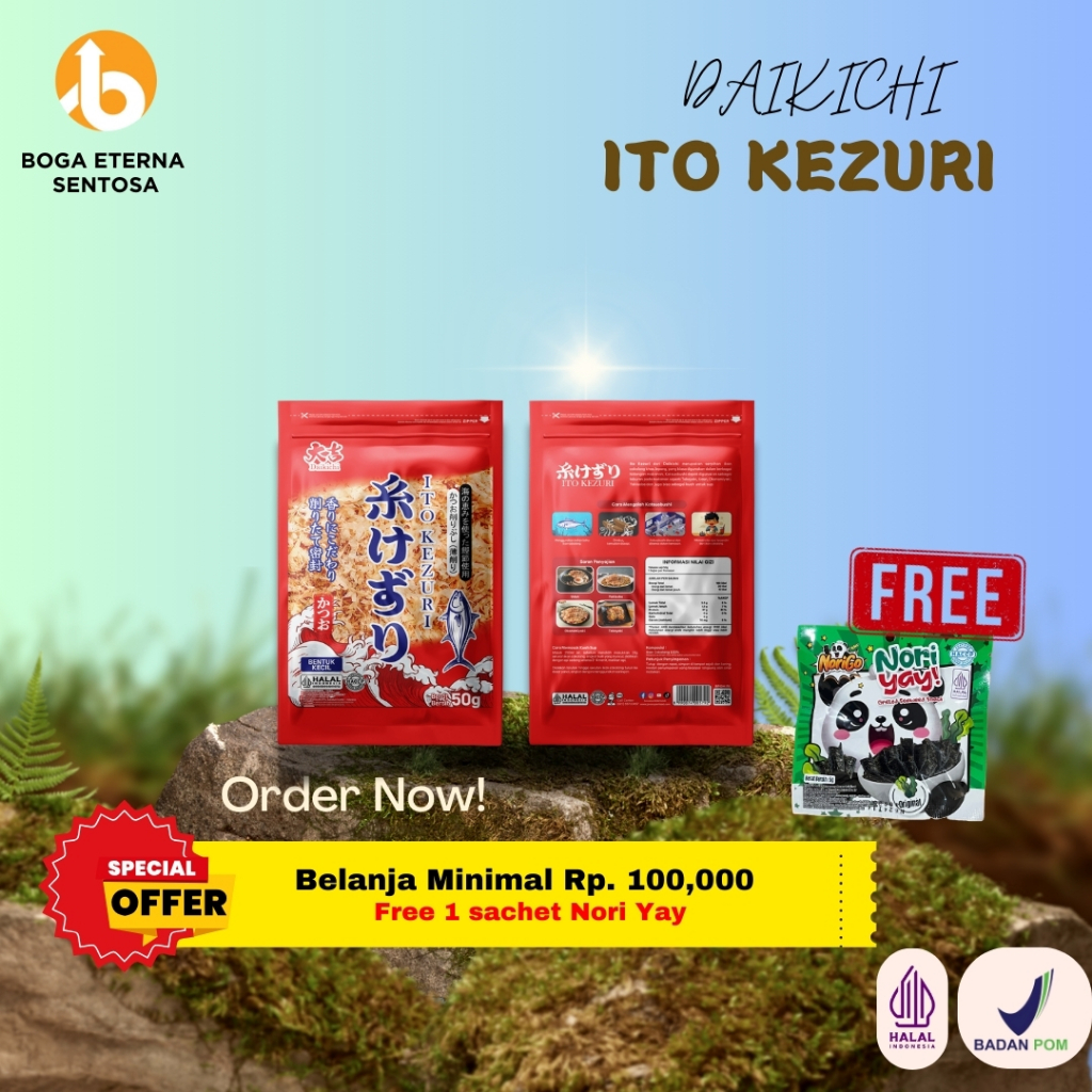 

DAIKICHI ITO KEZURI / SERPIHAN IKAN CAKALANG KHAS JEPANG ( HALAL ) PROMO!!!