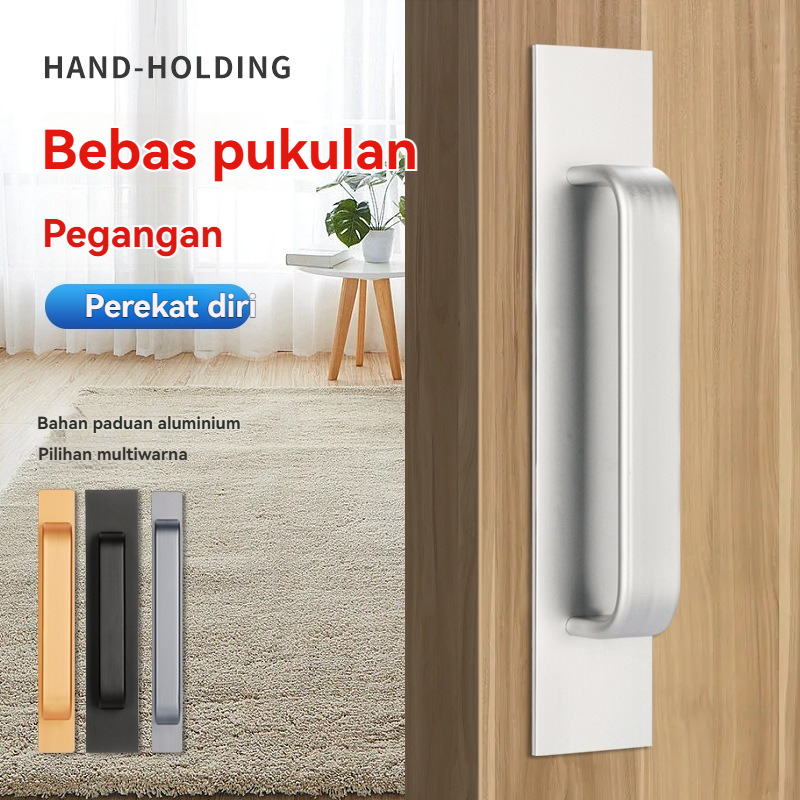 Gagang Handle Handel Tempel Lemari Rak Laci Pintu Pegangan Kaca Jendela Geser, Tarikan Gagang Pintu 