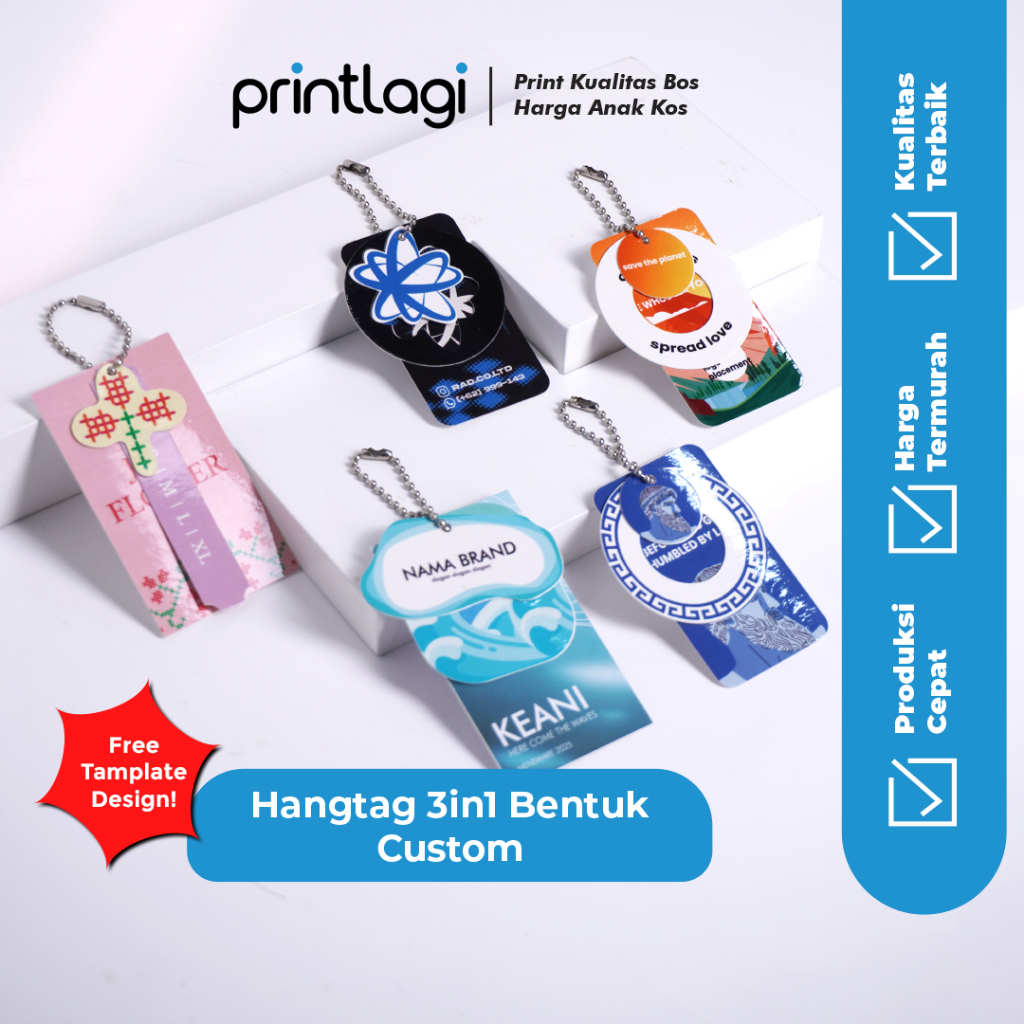 

HANG TAG FASHION PREMIUM - Hangtag Aesthetic untuk Baju - Label Pakaian Elegan + Free Template
