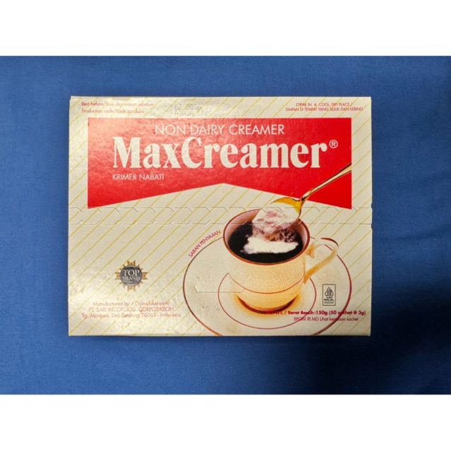 

Max creamer 50pcs 6gr ( minimal order 10 box )