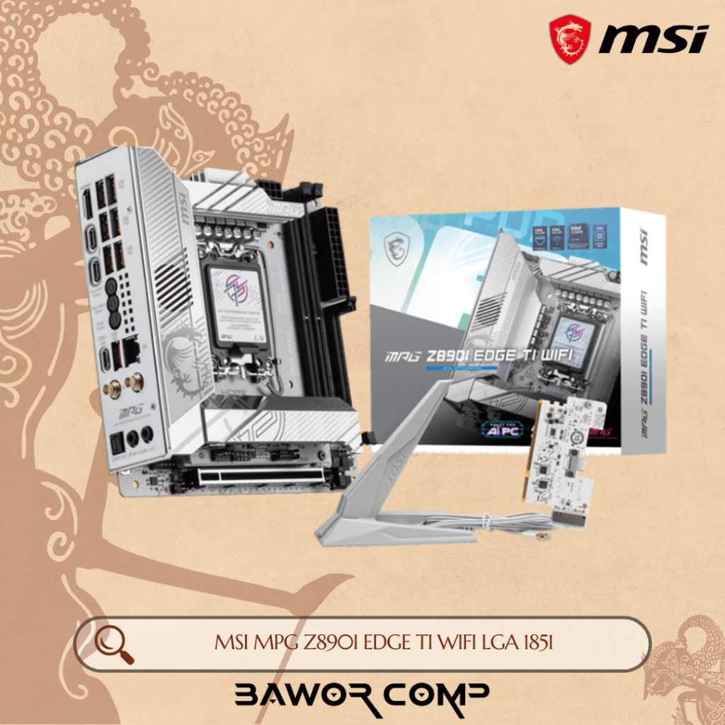 Motherboard MSI MPG Z890I EDGE TI WIFI Mobo for Intel Core Ultra LGA 1851 Mini ITX
