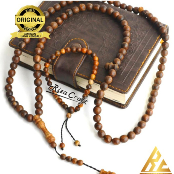 PAKET Tasbih Gelang Kayu Gaharu ASLI Wangi Ori ORIGINAL 33 dan 99 butir kualitas Super