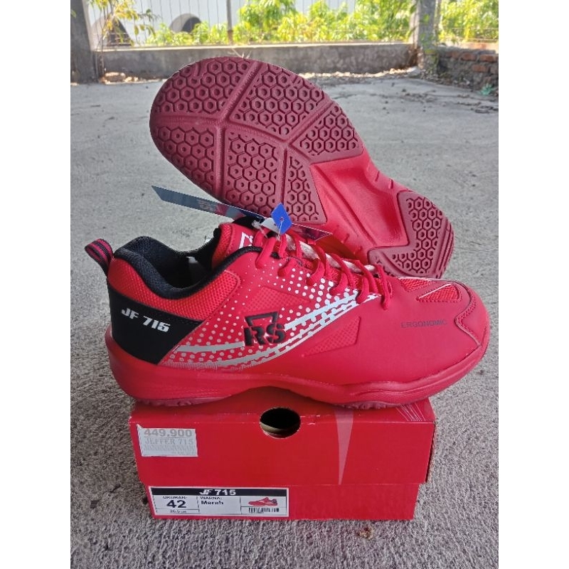 sepatu badminton RS JF 715 original obral