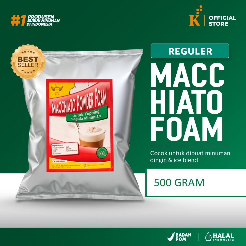 

Topping Macchiato Powder Foam Javaland 500 Gram