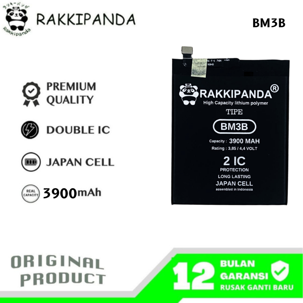 RakkiPanda - BM3B Mi Mix 2 / Mi Mix 2S Batre Batrai Baterai