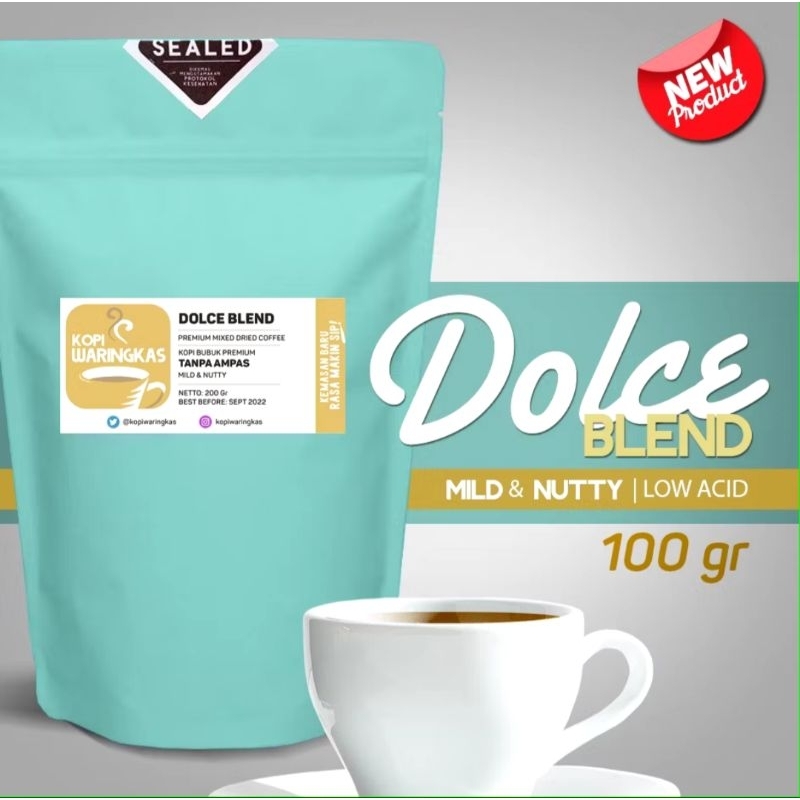 BARU  Kopi Waringkas DOLCE BLEND ORI - Premium Instant Coffe (Tanpa Ampas) || 100gr