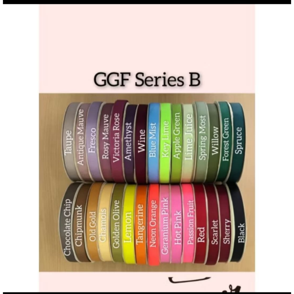 

20 YARD / 0,6 CM / PITA GROSGRAIN PREMIUM (1/4")
