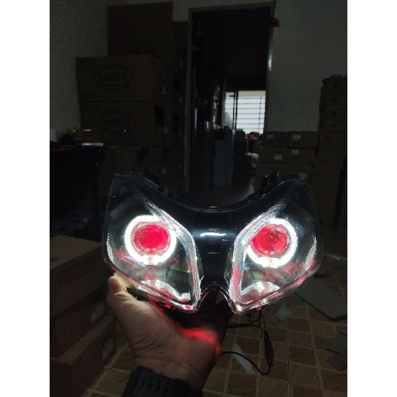 reflektor set biled alala 2.5 inch vario 110.lama karbu old