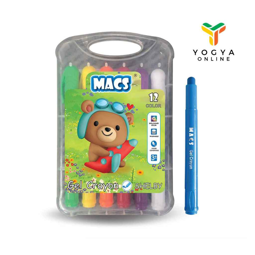 

Macs Gel Crayon 12 Color _ Gc 12 R0122