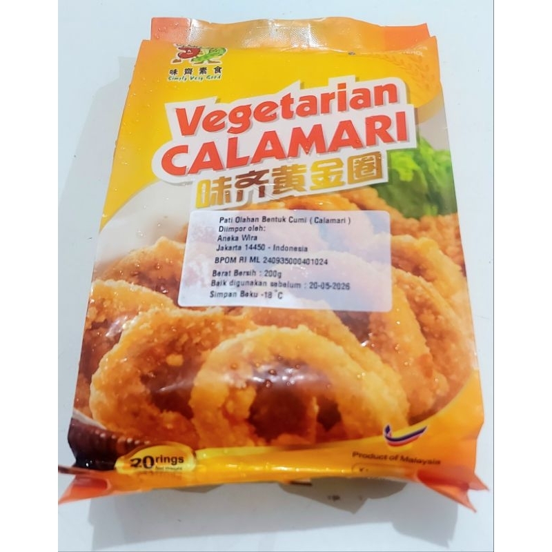 

VEGETARIAN CALAMARI, 20 RINGS 200g, MR VEGE