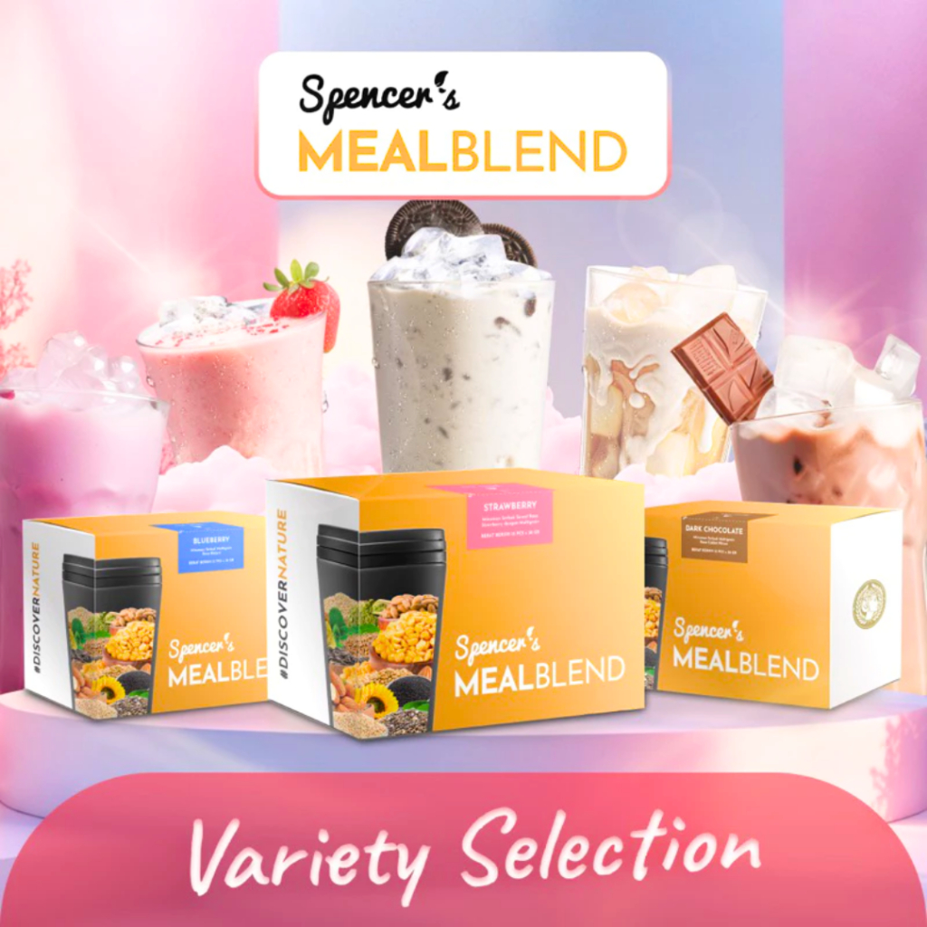

Spencer's MealBlend Variety Selection Meal Replacement Drink Minuman Kesehatan Kaya Nutrisi Seimbang & Rendah Kalori
