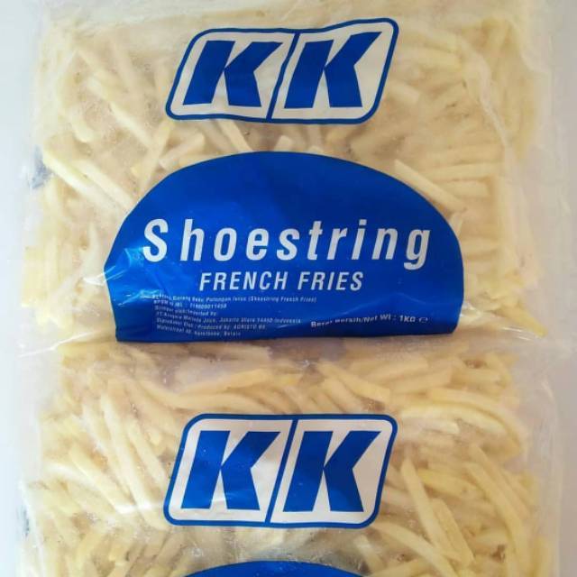 

KK KENTANG SHOESTRING 1KG - FROZEN FOOD - HALAL
