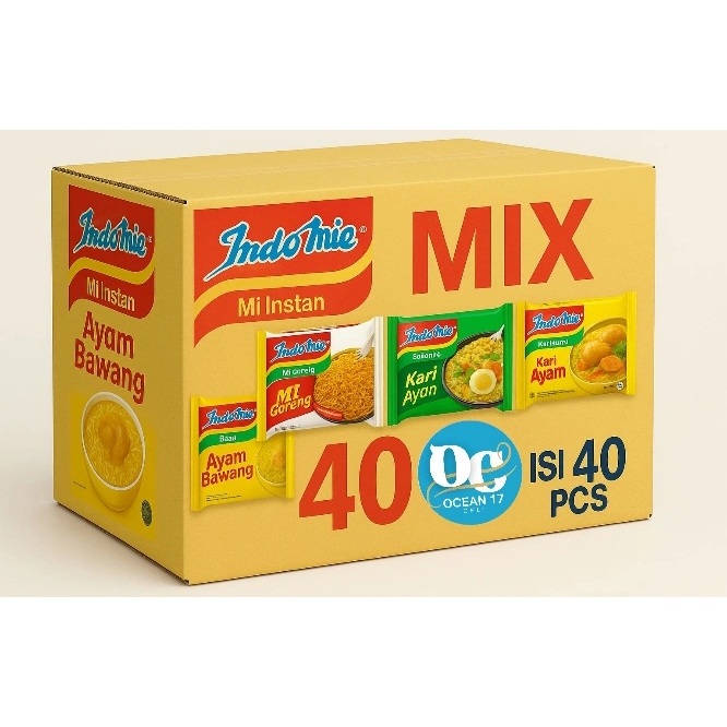 

Indomie Mix Rasa 1 ctn isi 40 bks