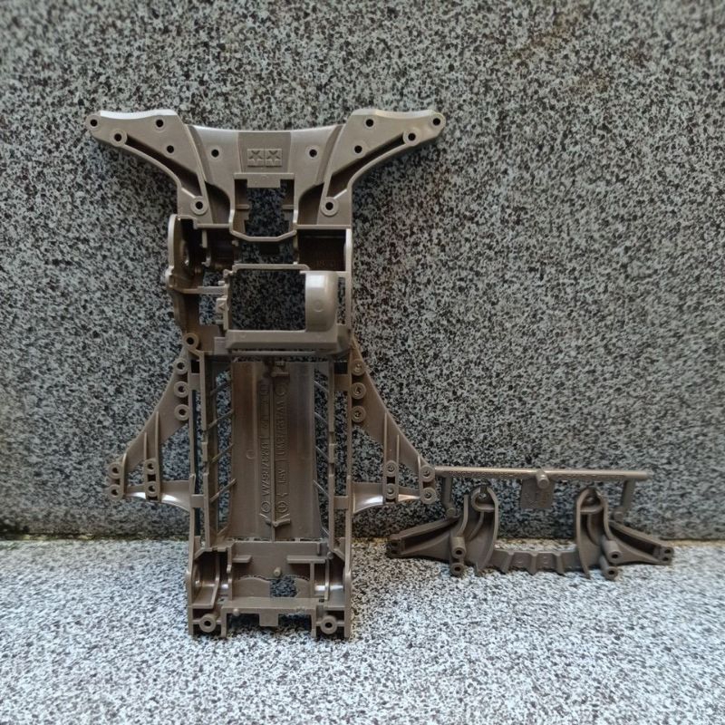 Tamiya Chassis FM-A + Akar (ABS) - Olive Grey