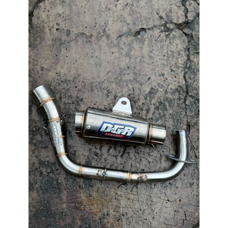 KNALPOT FULLSET TYPE KURO | BEAT MIO DGR EXHAUST
