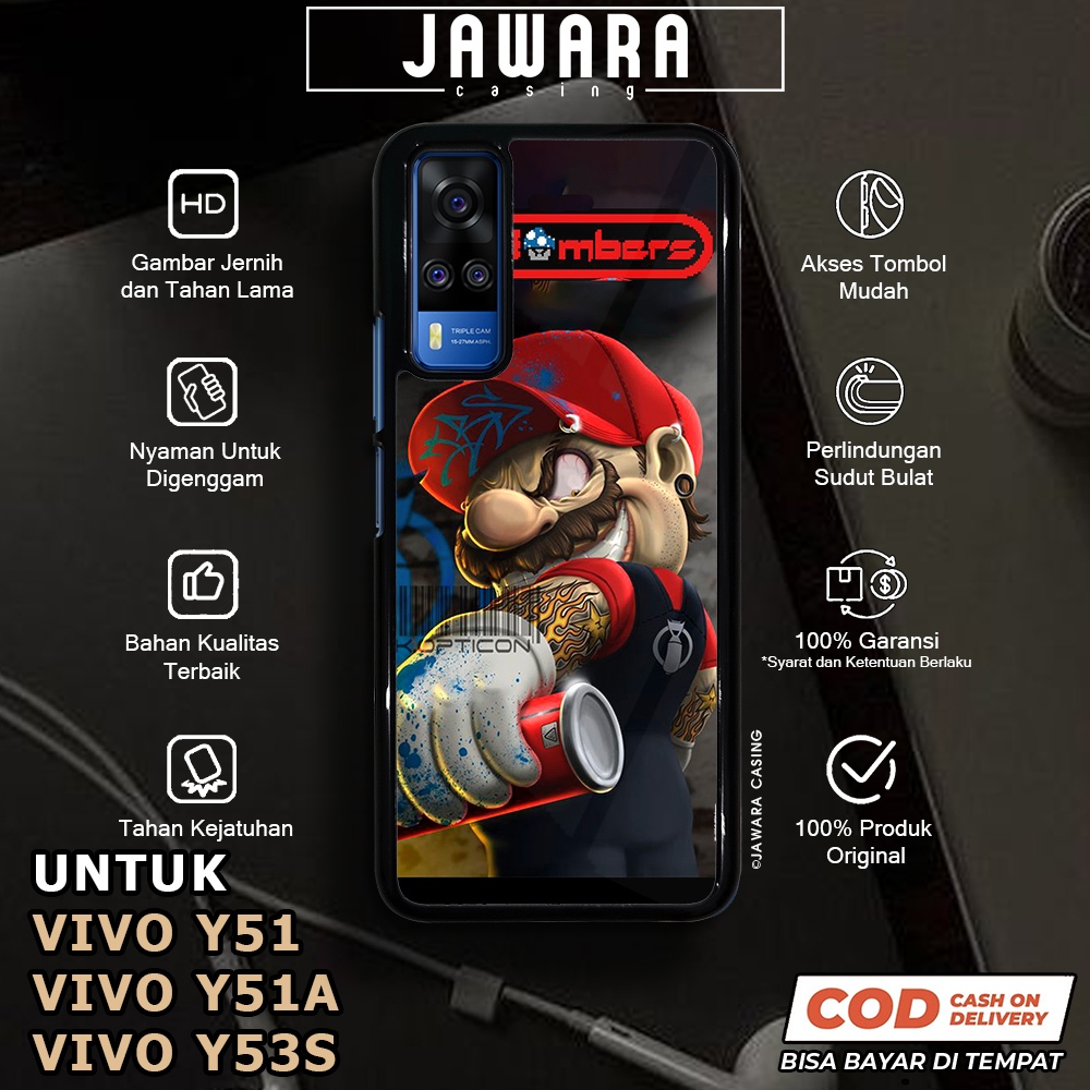 Case Vivo Y51 Y51A Y53S Casing Vivo Y51 Y51A Y53S [ZOMB] Premium Case Glossy Case Hp Vivo Jawara Cas