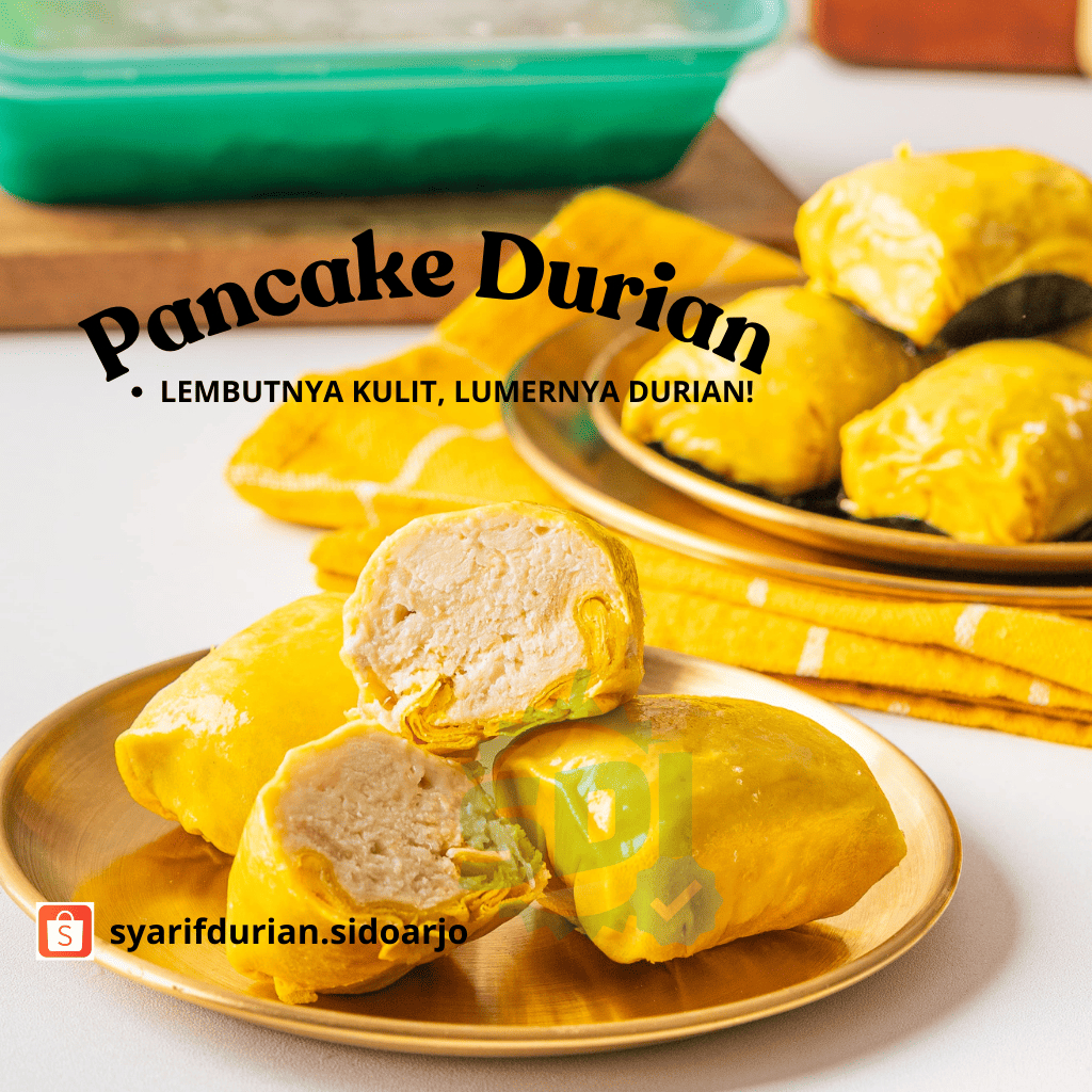 

Pancake Durian Lembut Tanpa Cream – Fresh Setiap Hari, Kulit Tipis Isi Durian Asli