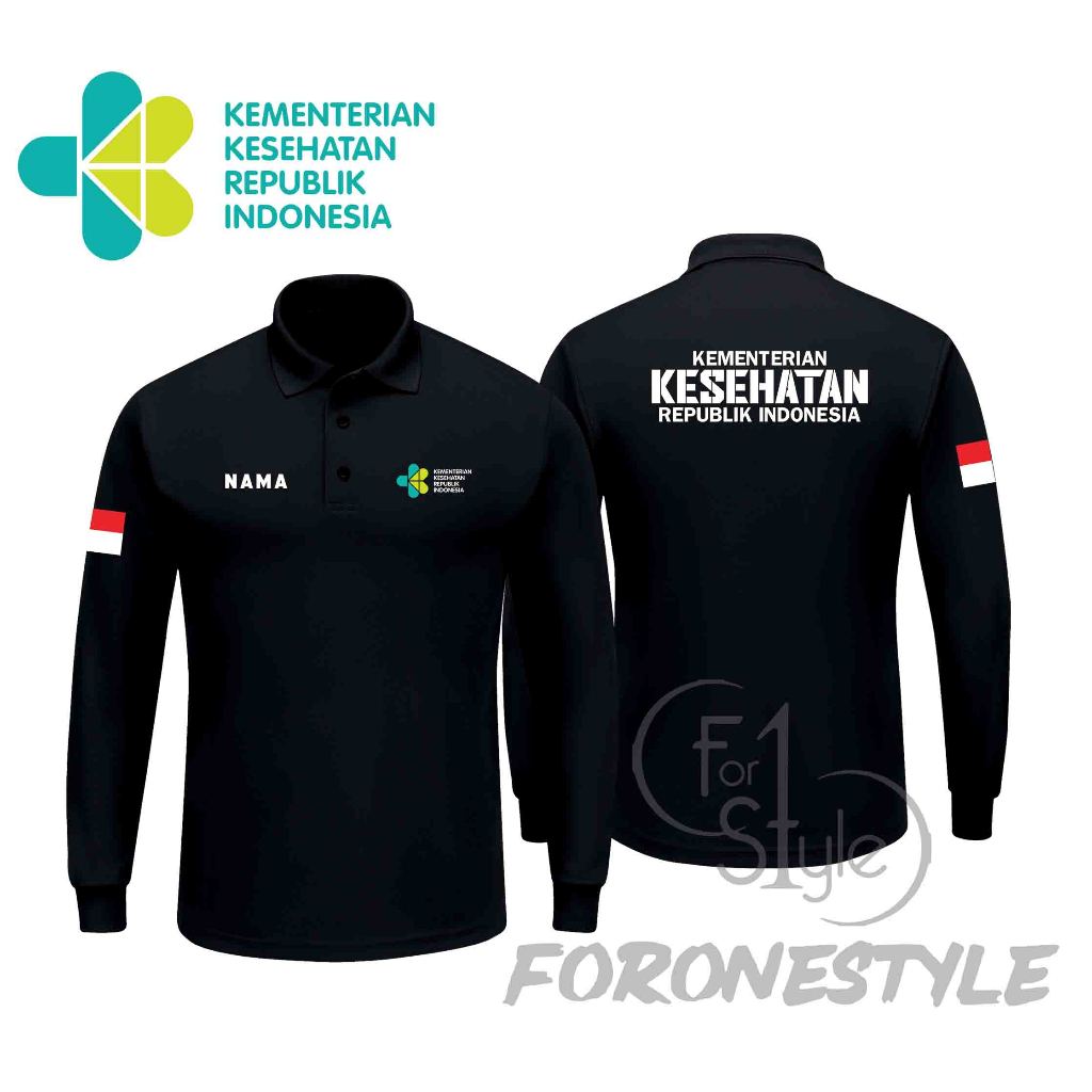 KAOS BERKERAH KEMENTRIAN KESEHATAN - BAJU BERKERAH KEMENTRIAN KESEHATAN - SERAGAM KEMENTRIAN KESEHAT