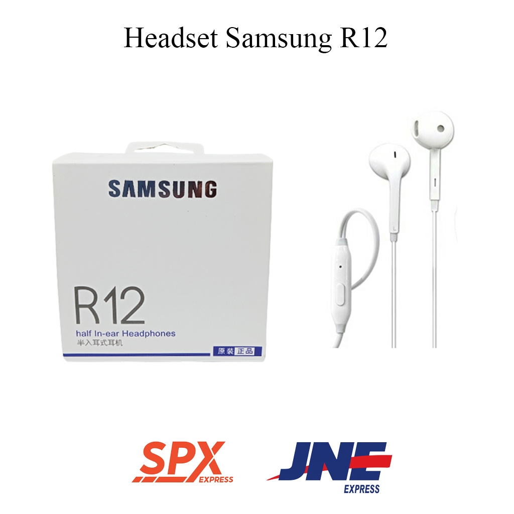 Headset Samsung R12 Non Karet Extra Bass / Headest Samsung