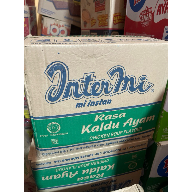 

Intermi kuah Rasa kaldu ayam 1 dus isi 40bks