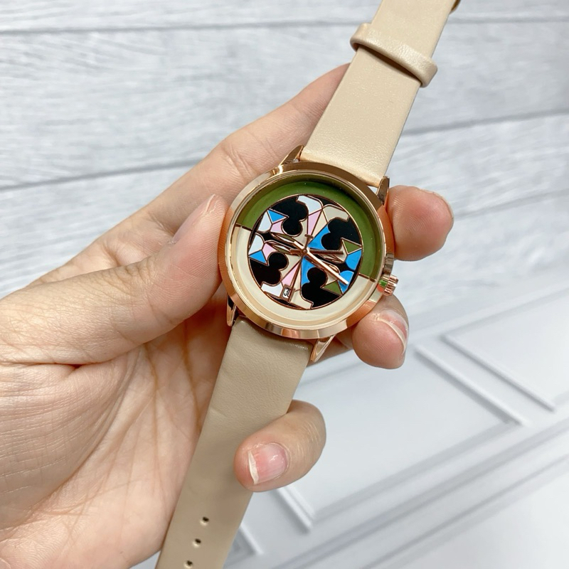 Jam Tangan Wanita TB kulit Tory Kulit