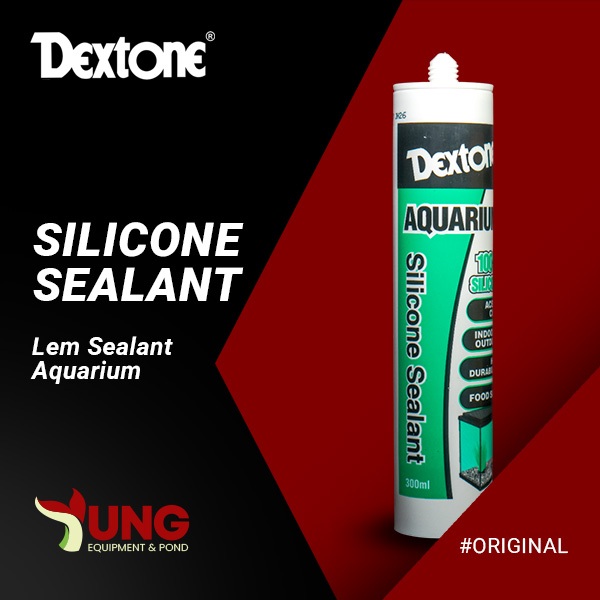 Lem Kaca Silicone Sealant Tabung Aquarium 300 ml