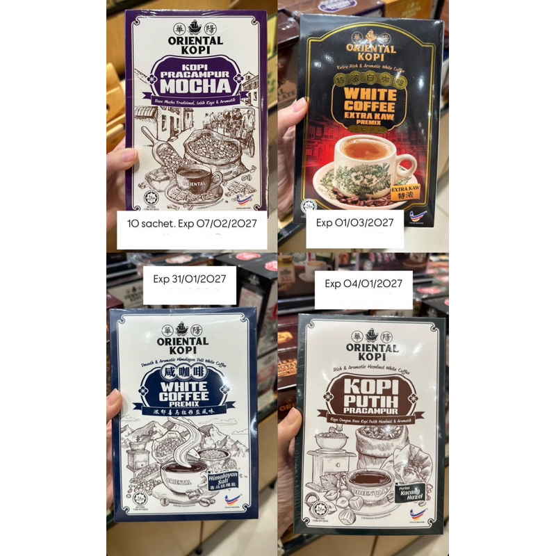 

PO KOPI KHAS ORIENTAL MALAYSIA ( 1 box isi 15 sachet )
