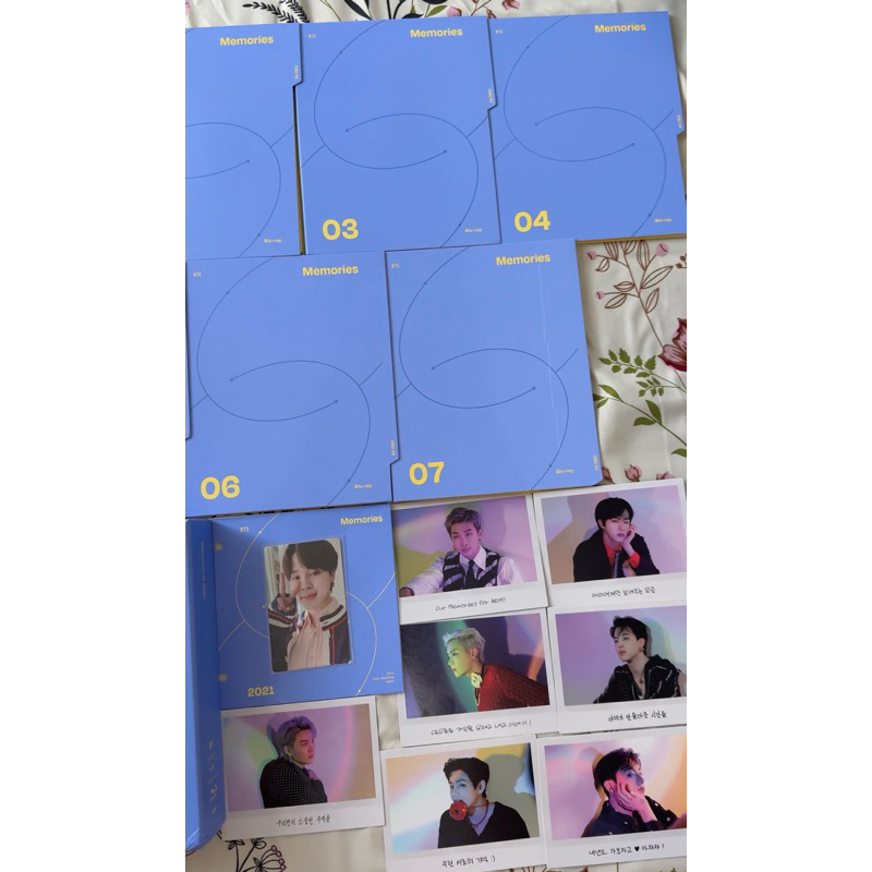 ALBUM BTS MEMORIES BLURAY 2021 FULL SET (RPC JIMIN + POSCA ALL MEMBER)