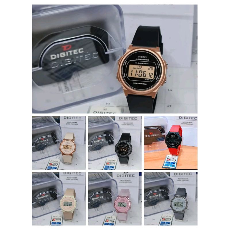 JAM TANGAN WANITA ORIGINAL DIGITEC 6064/ MDG 6064/ DIGITEC 6064 ORIGINAL