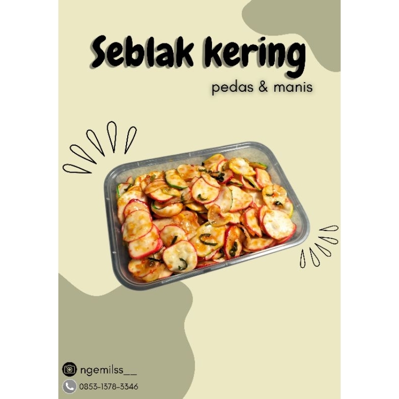 

KRUPUK SEBLAK CIKUR/KRUPUK SEBLAK PEDAS MANIS/SEBLAK KERING PEDAS MANIS 500gr