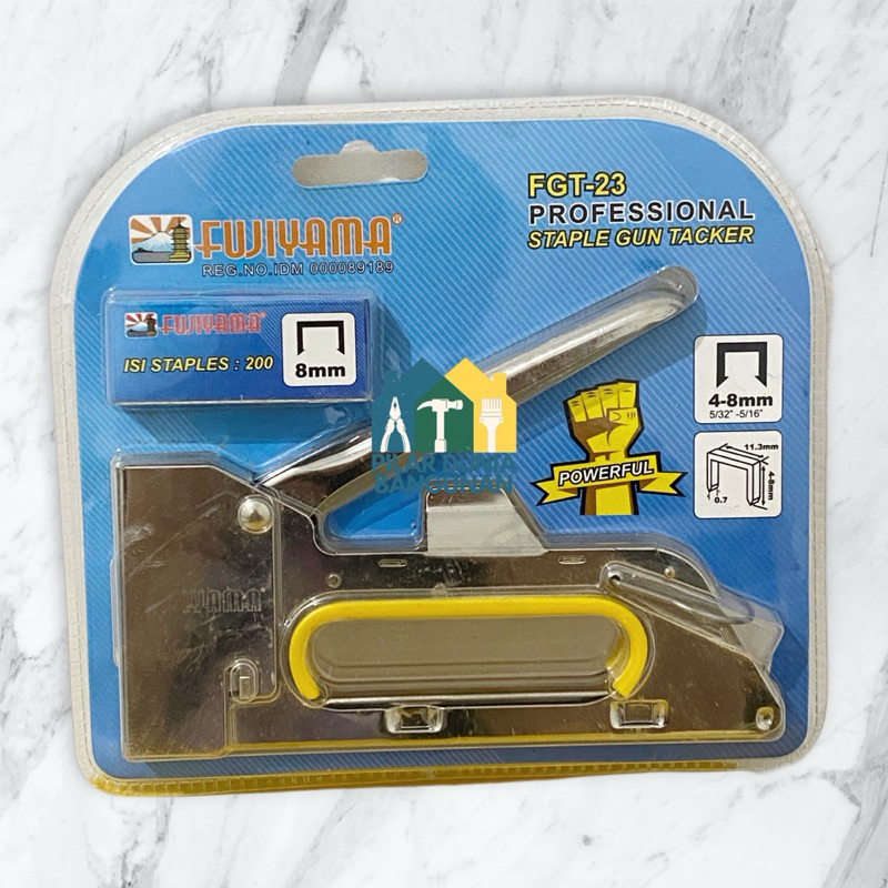 

Staples Tembak / Staple Gun Tacker & Isi Staples