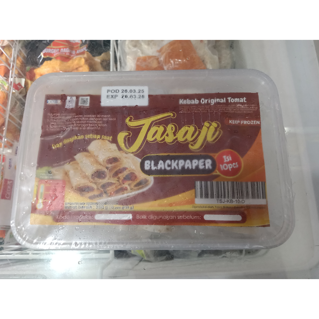 

TASAJI KEBAB BLACKPAPER ISI 10PCS