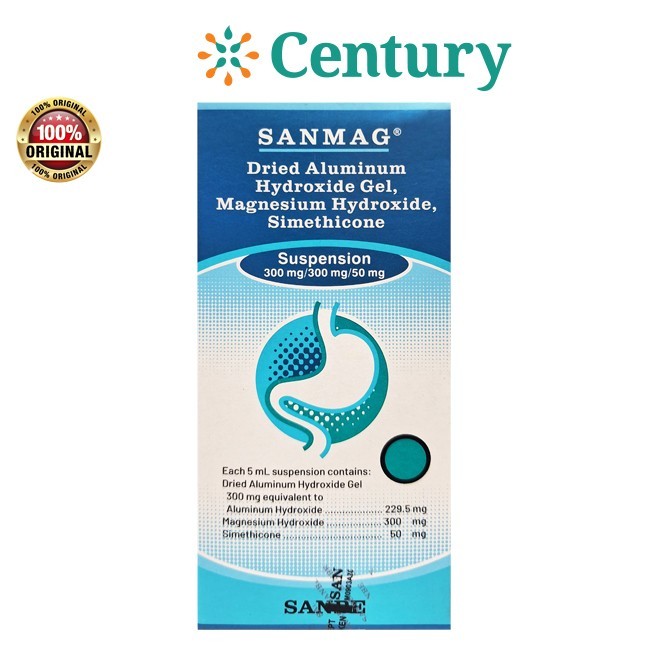 SANMAG SUSPENSI 120ML / OBAT-OBATAN / MUAL & PENCERNAAN