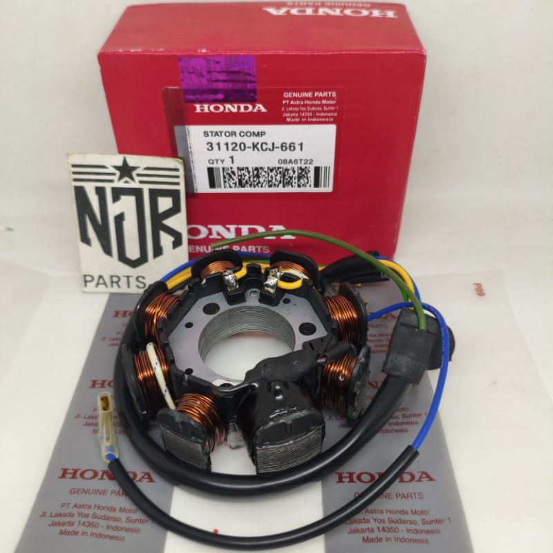 SPUL STATOR KCJ SPOL HONDA TIGER LAMA TIGER REVO 2000 ORIGINAL