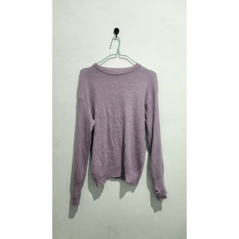 Baju rajut wanita Lilac
