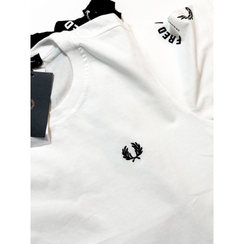 T-Shirts distro fred perry kualitas super premium bahan cotton tidak panas