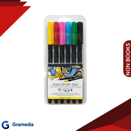 

Gramedia Medan - Lyra Aqua Brush Duo Primary SET