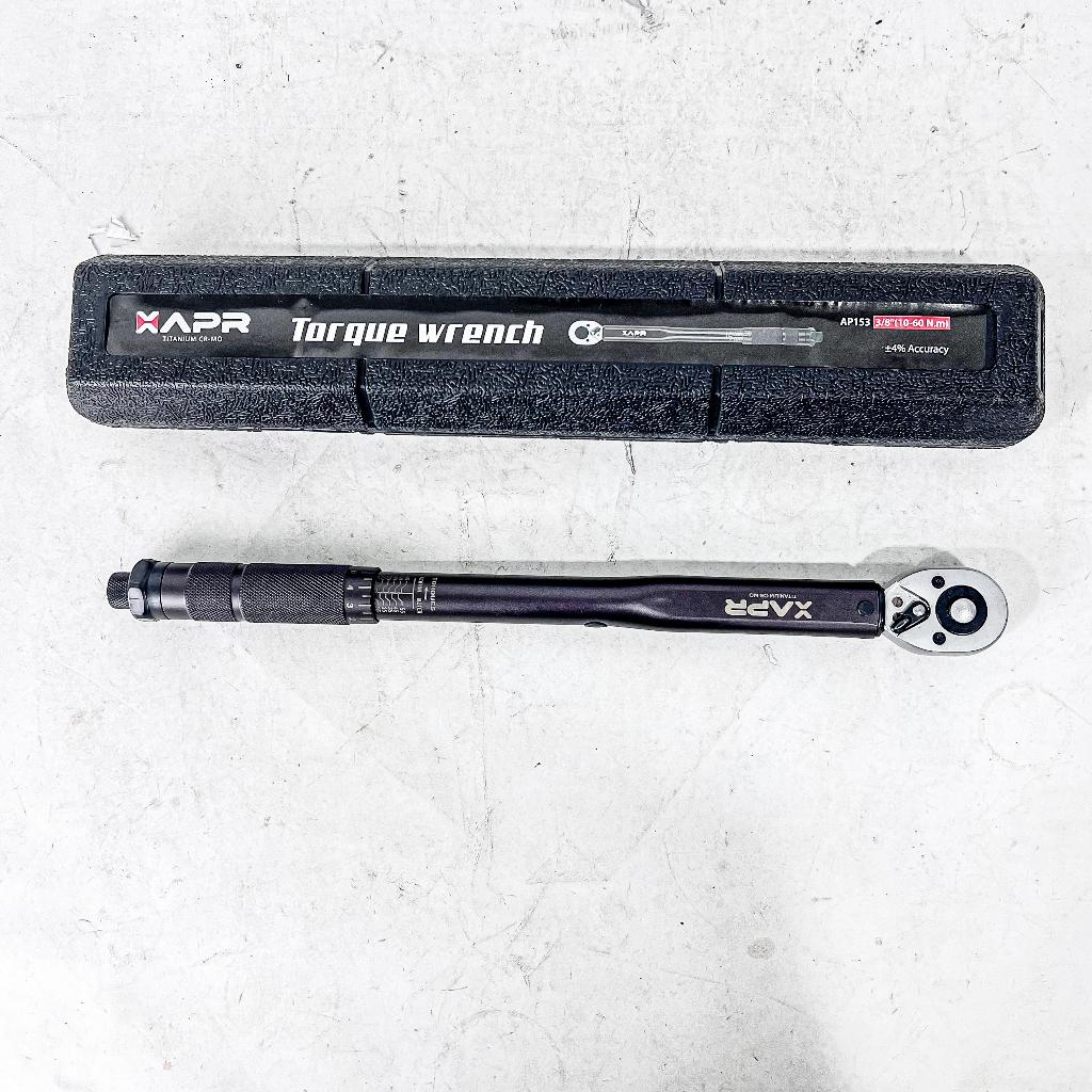 XAPR Kunci Torsi Moment 3/8Inch 10NM- 60NM 37cm Presisi Kunci Bengkel Mekanik Profesional Type AP153