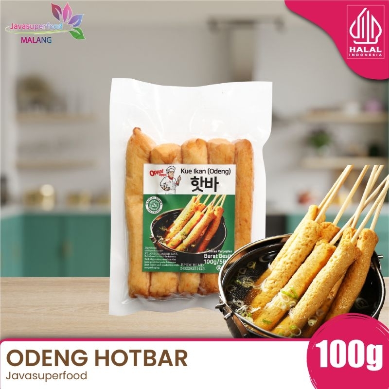 

Oppa Hotbar Odeng Jajan asli Korea 100g/Odeng Tusuk / Odeng Panjang