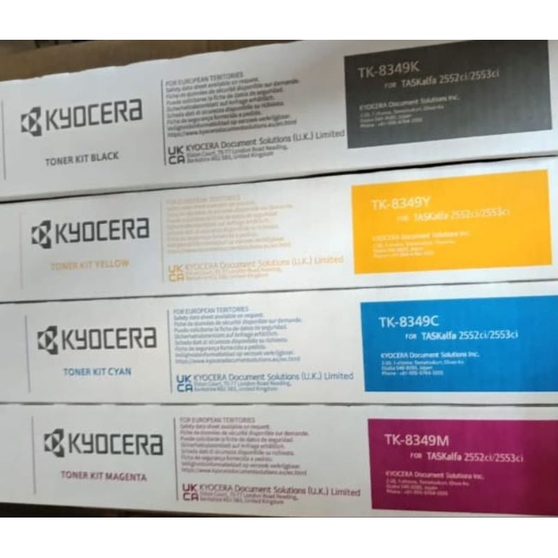 Toner Kit kyocera TK 8349 untuk TASKALFA 2552ci atau TASKALFA 2553ci original