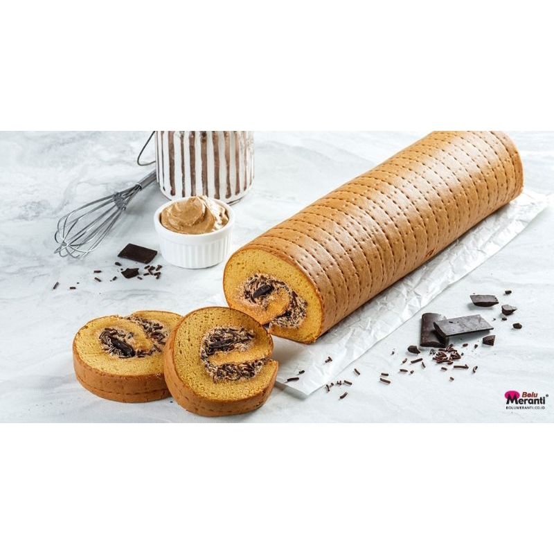 

Bolu Gulung Special Rasa double coklat Meranti