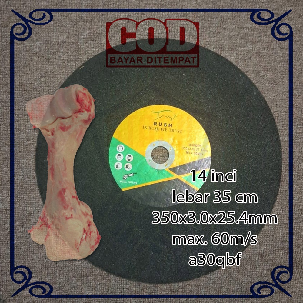 Cutting Wheel Mata Gergaji Pemotong Tulang Sapi Kambing Iga Sumsum