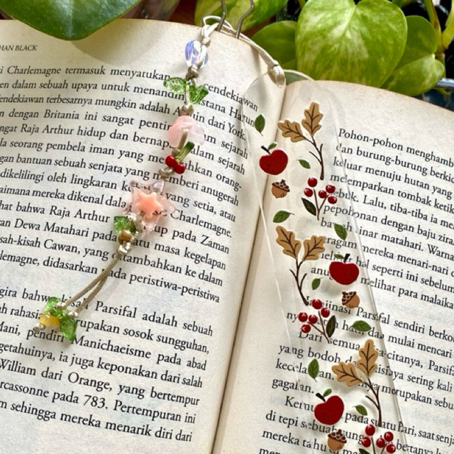 

Acrylic Bookmark - Pembatas Buku Akrilik desain unik (uk. 3cmx15cm)
