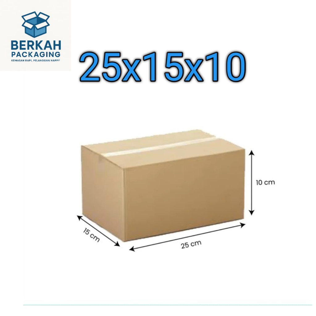 

KARDUS PACKING 25X15X10 box kardus baru polos packing olshop