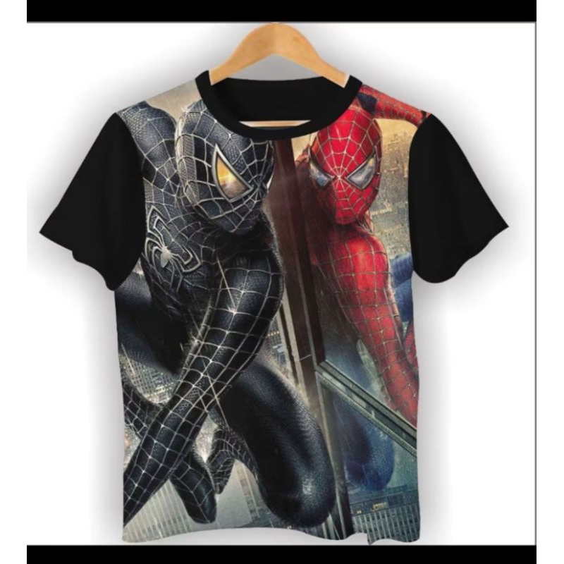 baju anak karakter SPIDERMAN 3D