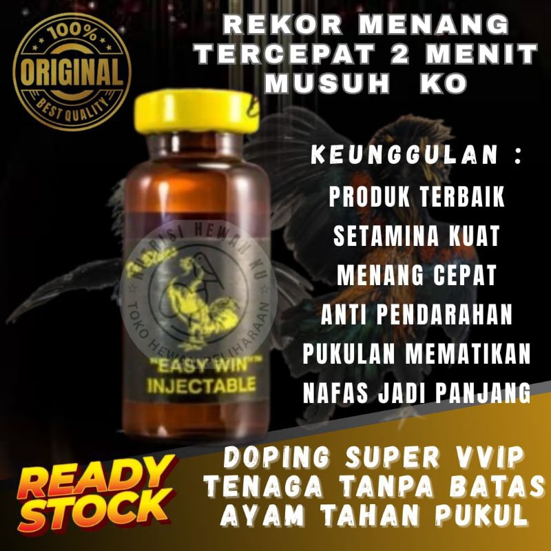 Doping Suntik Ayam Laga