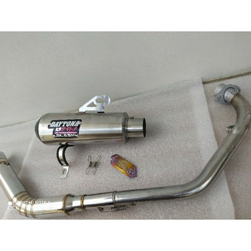 Knalpot racing DAYTONA Vixion CBR 150 xabre r15mx FU sonic bison GL nmax jupiter revo dll