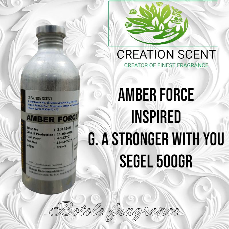 BIBIT PARFUME G. A STRONGER WITH YOU BY CREATION SCENT SEGEL 500GR