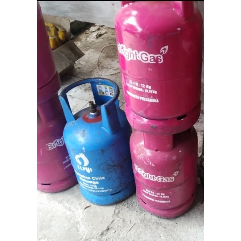 Gas 12Kg TABUNG KOSONG LPG MURAH ORIGINAL Biru