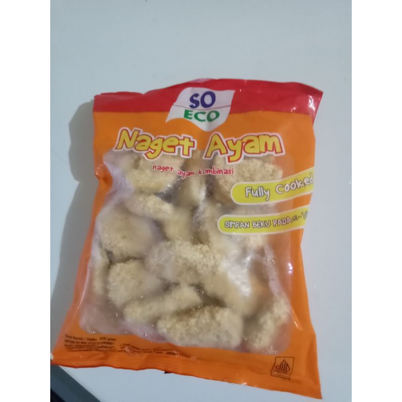 

Naget Ayam So ECO 500gr Chicken Nugget So ECO SO NICE FROZEN FOOD